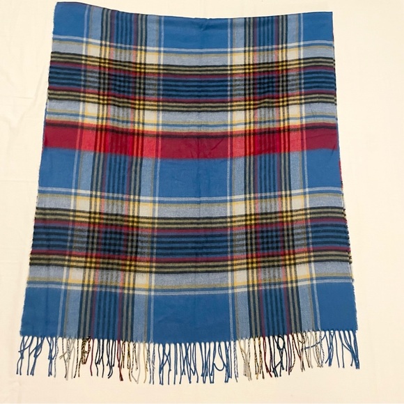 Zara Plaid Women's Scarf 70” x 30” - Picture 7 of 12